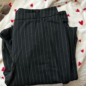 berksha pinstripe wide leg trouser